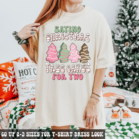 white christmas dresses Castaway Ladies Shirt Oxford White w/ Single Christmas Tree main image 1