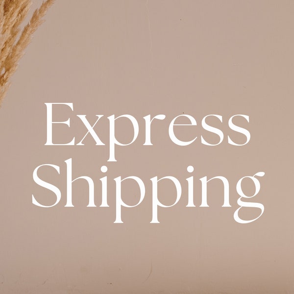 2-3 Day Domestic Express Shipping (US Only), 2-5 Day Production Time still applies