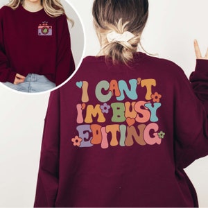 Photography Sweatshirt, Photography Shirt, Photographer Sweater, Photo
grapher Shirt, Photographer Gift, Photography Gifts