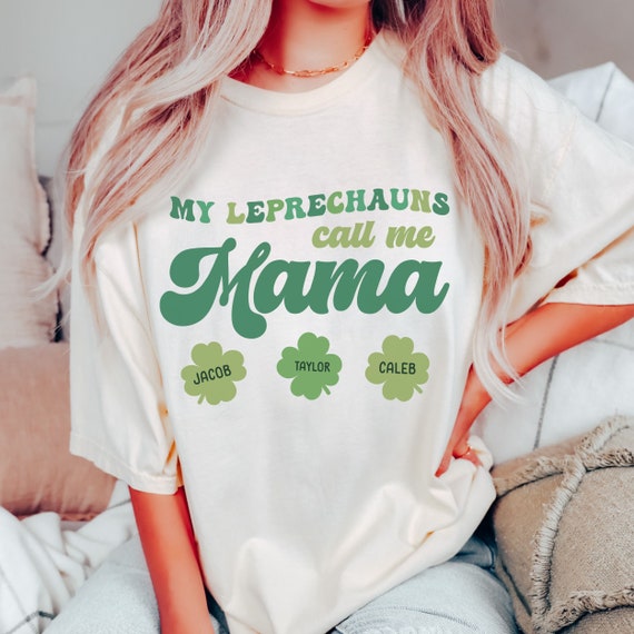 One Lucky Mama Shirt St Patricks Day Shirt Women Momma One Lucky Mama Shirt St Patricks Day Shirt Women Momma