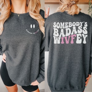 Sweat femme badass FIV pull infertilité jour de transfert FIV ras du cou cadeaux de FIV pull pour femme cadeau de fertilité de récupération de la FIV