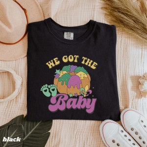 mardi gras maternity shirt