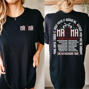 Trendy Mama Rock Shirt, Mama Tour Shirt, Funny Motherhood Shirt, Mothers Day Gift, Cool Trendy Mom Gifts, Badass Comfort Colors Mama T-Shirt