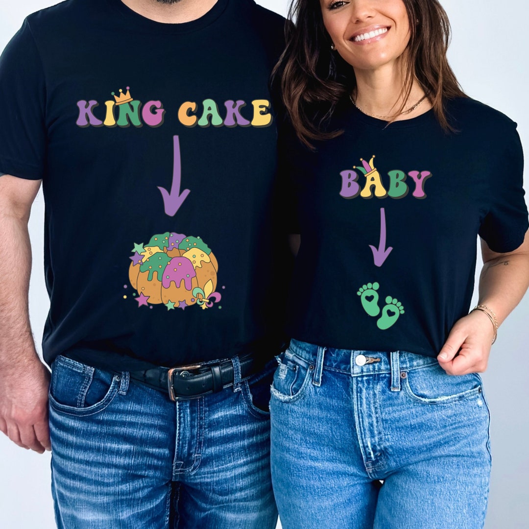 mardi gras gender reveal shirts