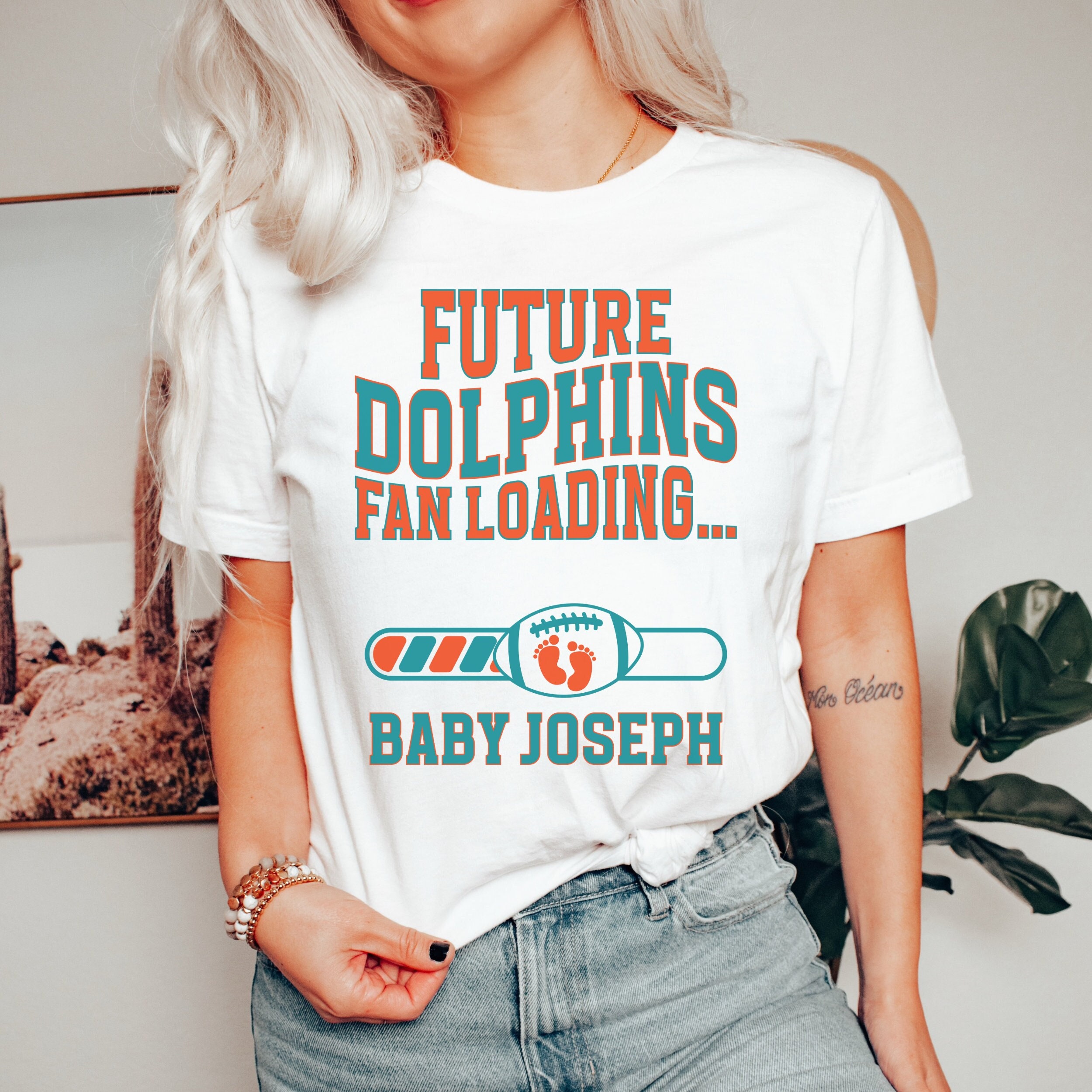 Dolphins maternity shirt hotsell