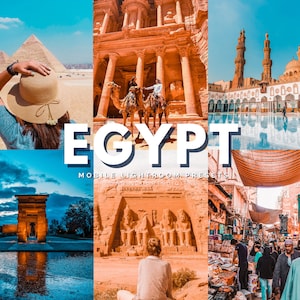 10 EGYPT DESERT Mobile Lightroom Presets | Earthy Presets, Outdoor Presets, Summer Presets, Travel Preset, Tropical Preset, Instagram Preset