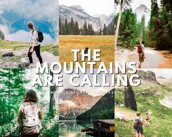 Earthy Mountain Hiking Lightroom Presets | Mobile Photography