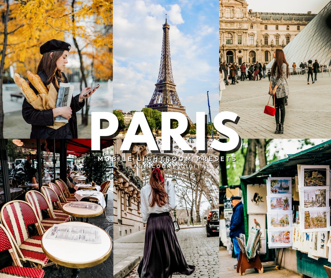 Paris Lightroom Presets, Mobile Photo Filters (digital Download) - Etsy