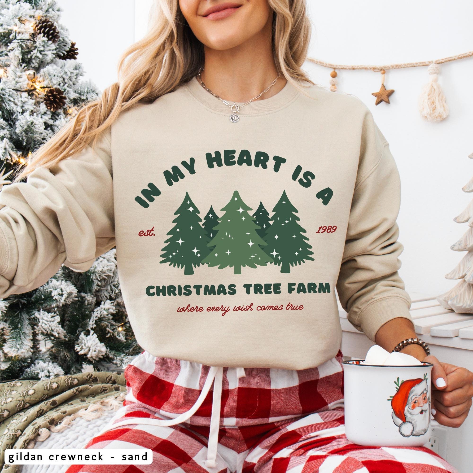 In My Heart is A Christmas Tree Farm Sweater, Swift Tree Farm
