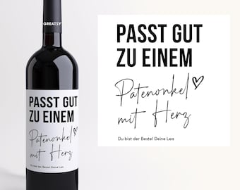 Personalisierte Dankeschön-Weinetikett Für Fotogr Produktbild-Vorschau 4