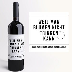 Birthday gift I Personalized wine label I Gift thank you I best friend I colleague I colleague I wine I retirement