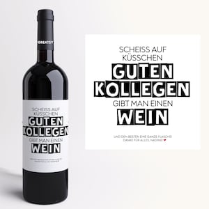 Geschenkidee I Kollegen I Kollegin I Ruhestand I Abschiedsgeschenk I Geburtstagsgeschenk I Dankeschön I personalisiertes Weinetikett