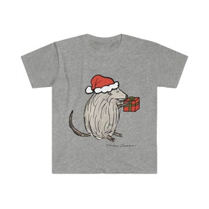 Cute Opossum Christmas Unisex T-Shirt