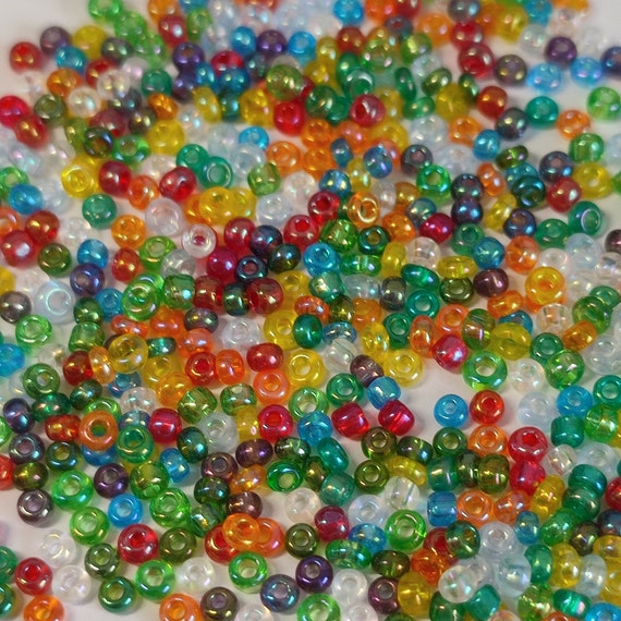 Lot De 1000 Perles De Rocaille Vert Pastel – Diamètre 2mm (12/0), Idéales Pour Création Bijoux Et Broderie