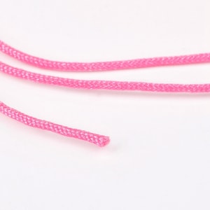 3 meters of braided nylon thread - Jewelry creation, creative hobbies - Several colors - Free delivery