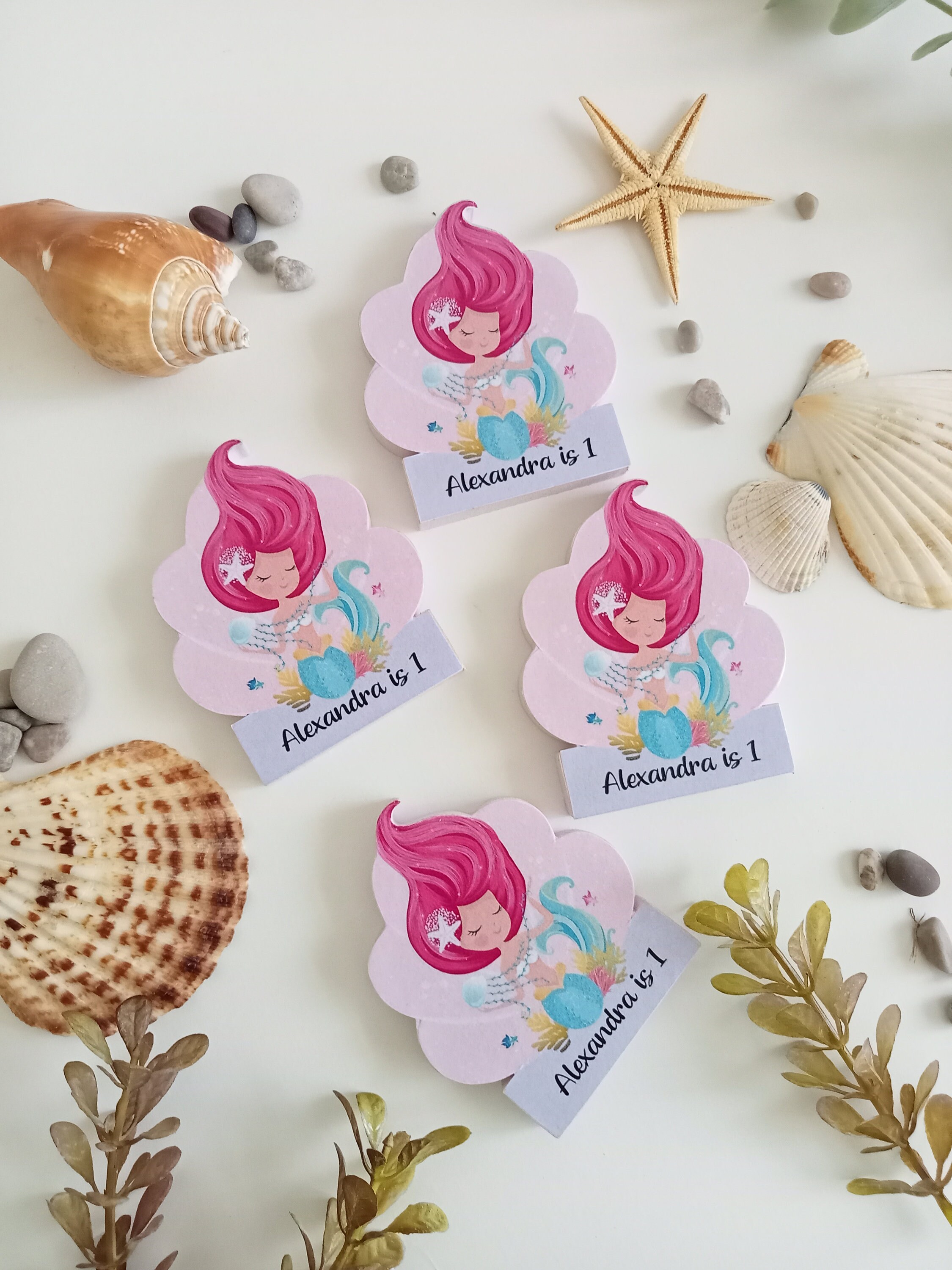 Mermaid Party Favors Magnets Thank You Gifts Under the Sea - Etsy