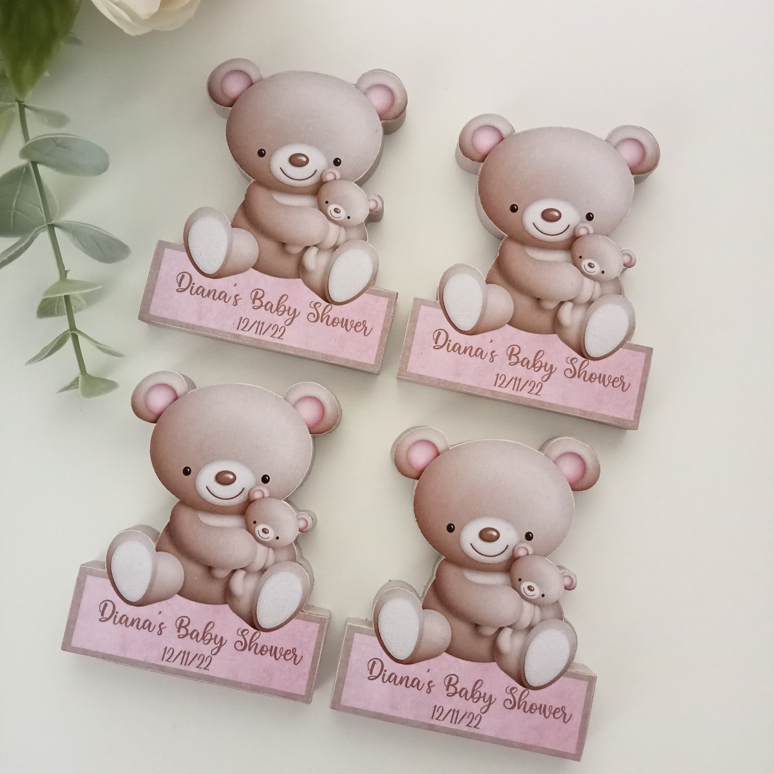 Custom Teddy Bear Baby Shower Gifts First Birthday Guest - Etsy