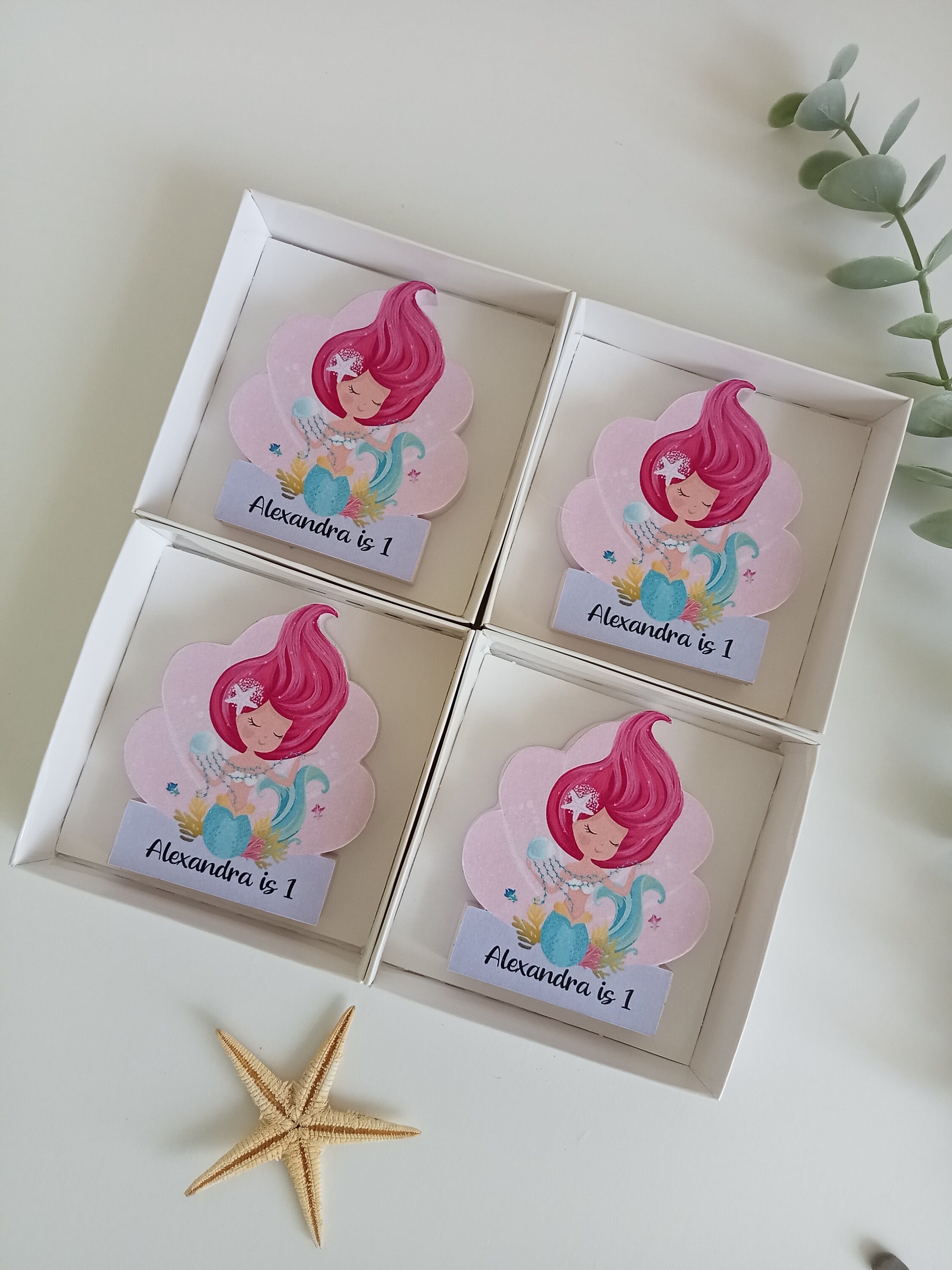 Mermaid Party Favors Magnets Thank You Gifts Under the Sea - Etsy
