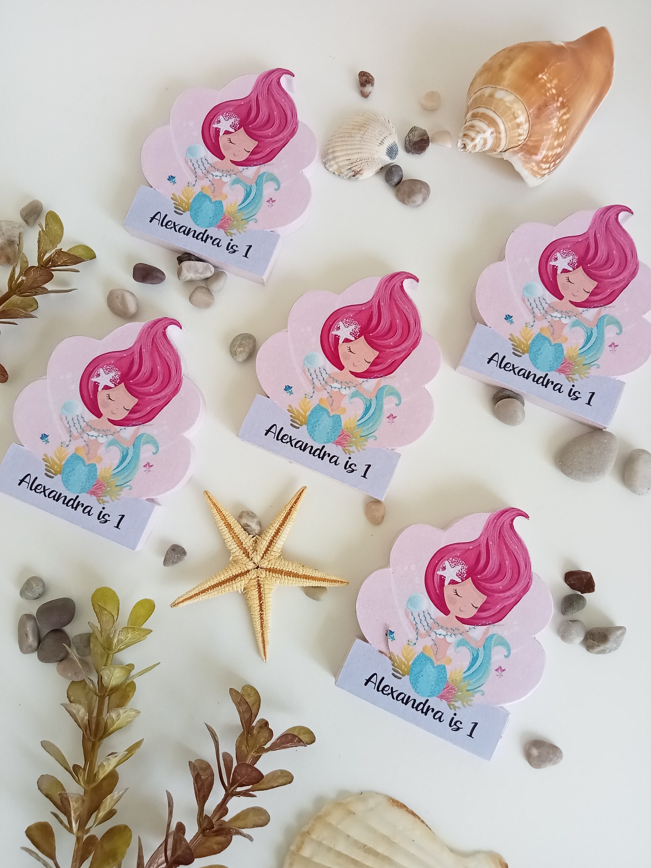 Mermaid Party Favors Magnets Thank You Gifts Under the Sea - Etsy
