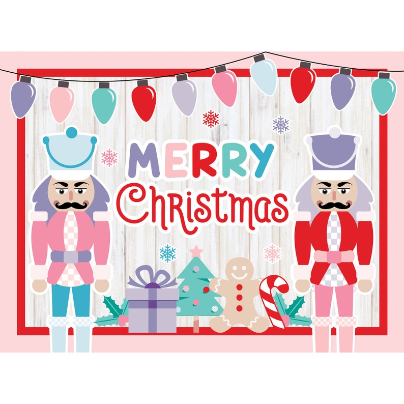 Christmas Nutcracker Bulletin Board Kit: Holiday Classroom Decor ...