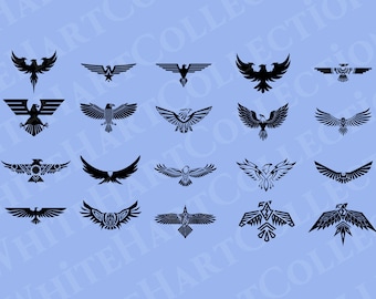 20 Eagle Svg, Png, Jpg, Ai, Commercial Use, Eagle Silhouette, Eagle Clipart, Animal Svg, Bird Svg, Digital Download, Cricut Cut File, E1