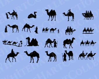 20 Camel Svg Bundle, Png, Jpg, Ai, Commercial Use, Camel Clipart, Traveler Svg, Animal Svg, Silhouette, Digital Download,Cricut Cut File, C2
