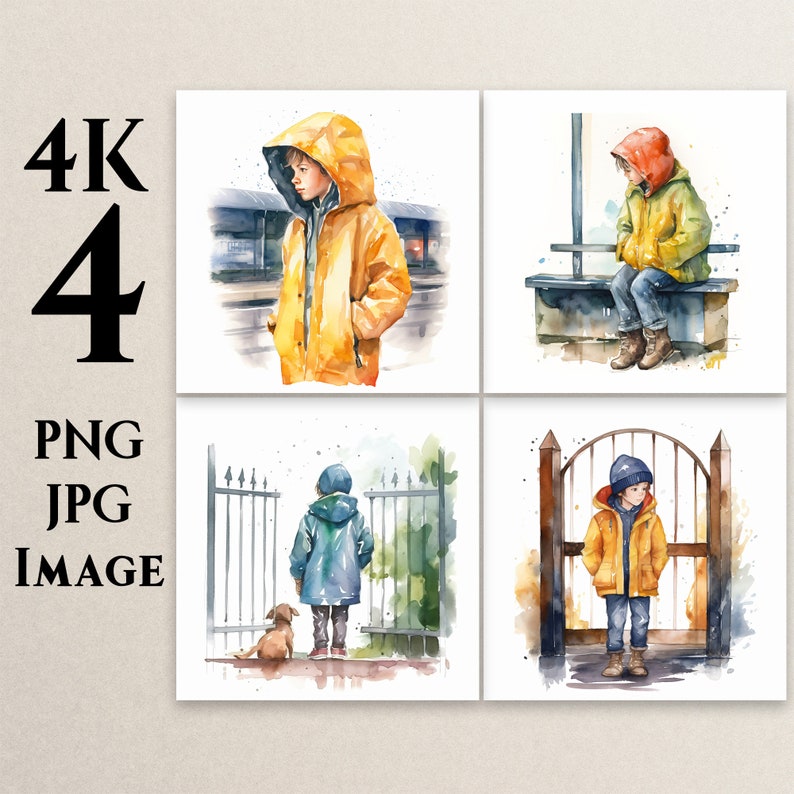 Kid In The Rain