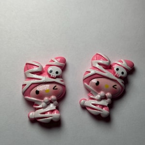 My Melody Mummy Nail Charm/ Kawaii Charms/ Nail Art Supplies/  Nail Accessories