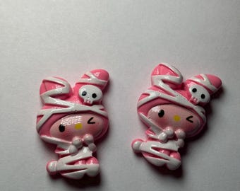My Melody Mummy Nail Charm/ Kawaii Charms/ Nail Art Supplies/  Nail Accessories