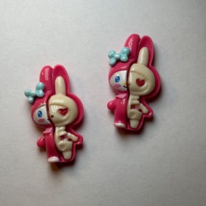 My Melony Hot Pink “zombie” Nail Charm/ Kawaii Charms/ Nail Art Supplies/Hello Kitty/ Halloween Nail Charms/ Halloween Accessories