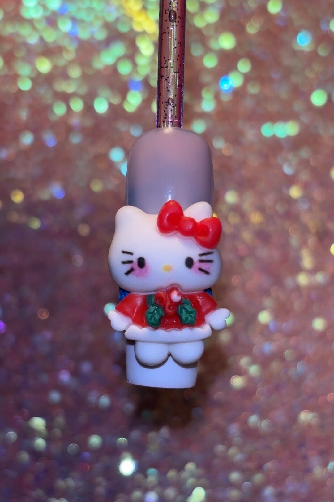 Hello Kitty christmas Nail Charm/ Kawaii Charms/ Nail Art Etsy
