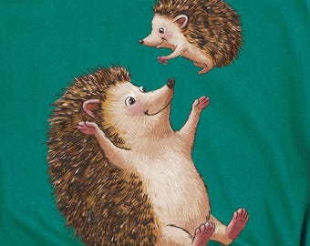 Hedgehog Dad Shirt, Funny Dad Tee, Father&#39;s Day Gift for Hedgehog Lover, Animal Dad Shirt, Dad Gift Idea