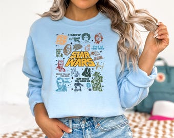 Magic Kingdom Sweatshirt, A New Hope Sweatshirt, Family Disney Sweatshirt, Star Wars Vacation, Star Wars Sweatshirt, Retro Disney Tee,