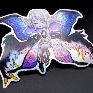 Anabasaeios P12 Athena, The Tireless One - FFXIV Endwalker Holographic Iridescent Sticker