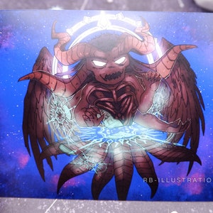 FFXIV Zodiark Endwalker 6x4&quot; Art Print