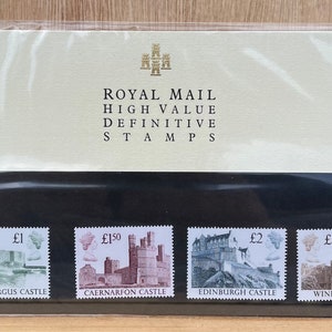 GB Royal Mail Mint Presentation Pack No 18 - 1988 High Value Castles