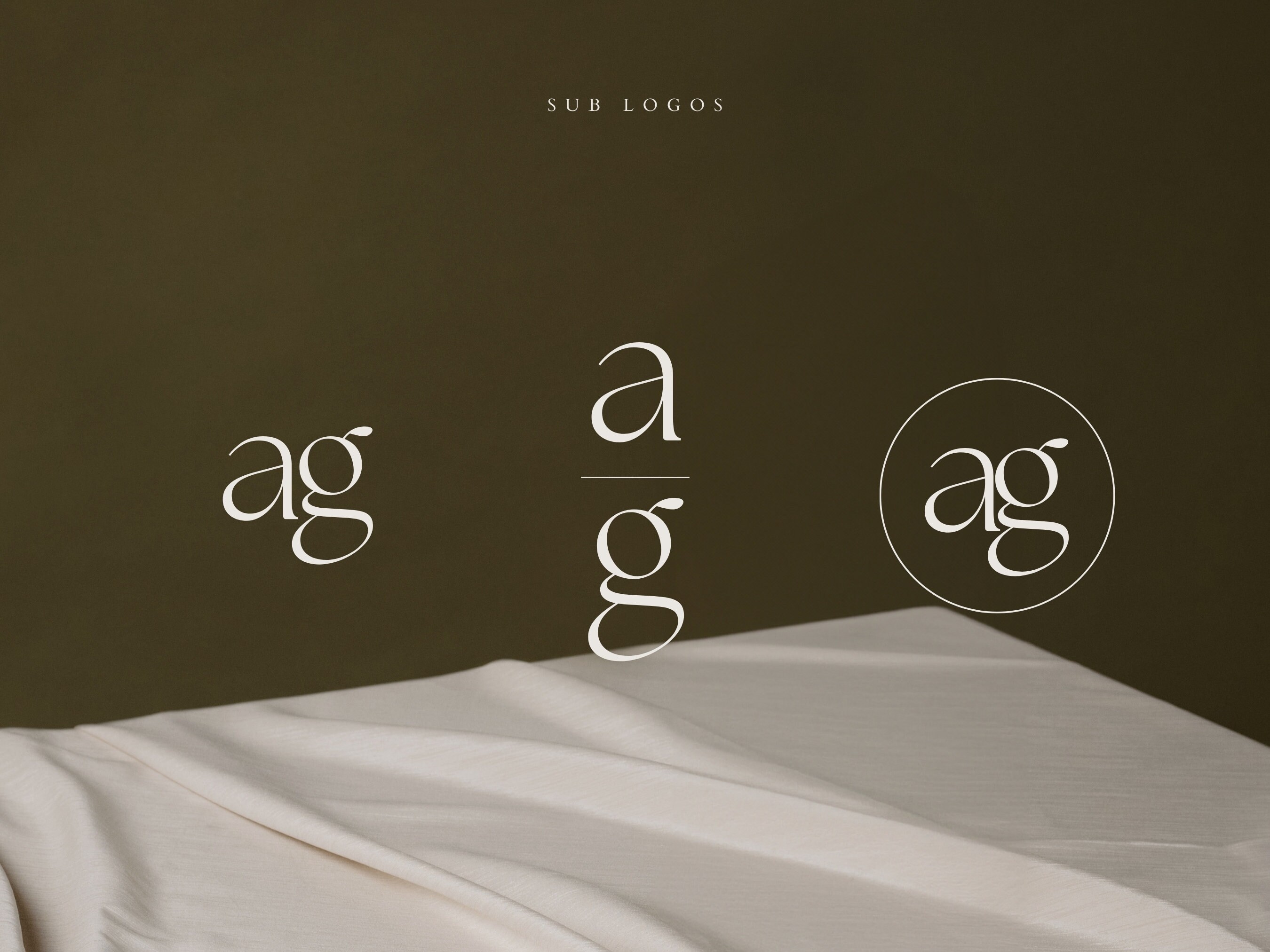AG | Elegant Canva Made Logo Design for Luxury Wedding Photographers ...