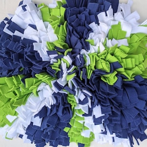 Large Pinwheel Snuffle Mat: Handmade Fleece Puzzle Feeder
