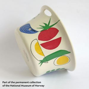 Figgjo Flint A La Carte Big Bowl – Mid-Century Scandinavian Design Hermann Bongard – Norwegian National Museum – Rare Vintage Norway Ceramic
