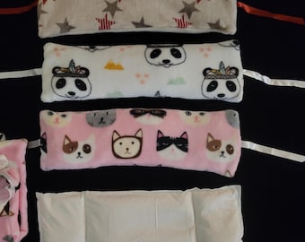 Dry hot water bottle with removable cover