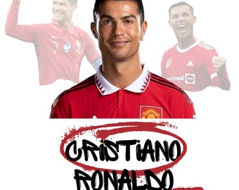 Cristiano Ronaldo Shirt 10 PNG, CR7 PNG, Fifa World Cup Ronaldo Png, Logo, Poster, Shirts, bestanden met hoge resolutie, Instant Download
