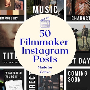 50 Instagram Post Templates for Filmmakers