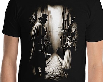 Jack The Ripper T-Shirt: Victorian Gothic Horror Crime Mystery