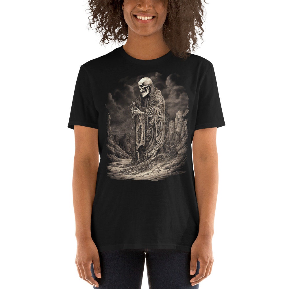 Wraith Nightmare Unleashed: Lich, Victorian Engraving, Sepia
