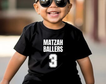 Matzah Baller Toddler Tee: Funny Passover Seder Shirt