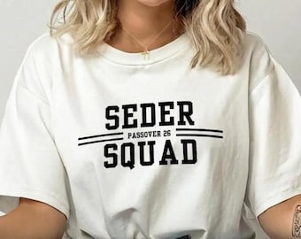 Passover 'Seder Squad' T-Shirt: Jewish Holiday Humor Tee