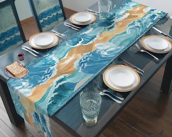Red Sea Passover Table Runner: Seder Decor, Jewish Gift