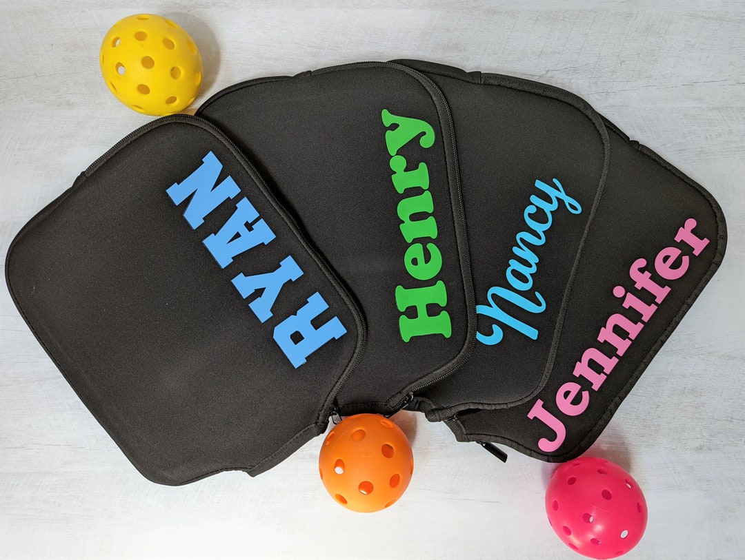Custom Pickleball Paddle Cover Personalized Pickleball Paddle Cover
