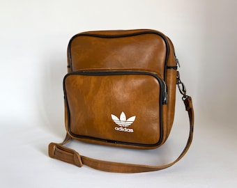 Vintage Sport Bag Adidas 26 Original 1980s -red - Rare