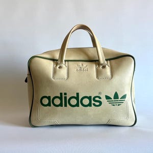 Vintage 1970s Adidas Bowling Bag with Trefoil - Enciclopedia Salvat de los Deportes
